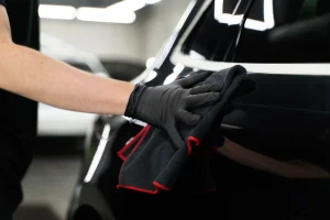 Detailed cleaning of a car interior